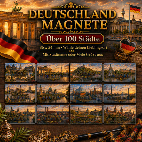 Deutschland städte magnet - städte,
